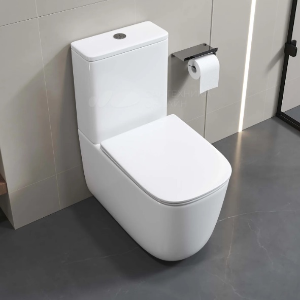 Изображение Aquatek Optima Plus Square AQ4451-00 Горизонтальный Выпуск Безободковый №5